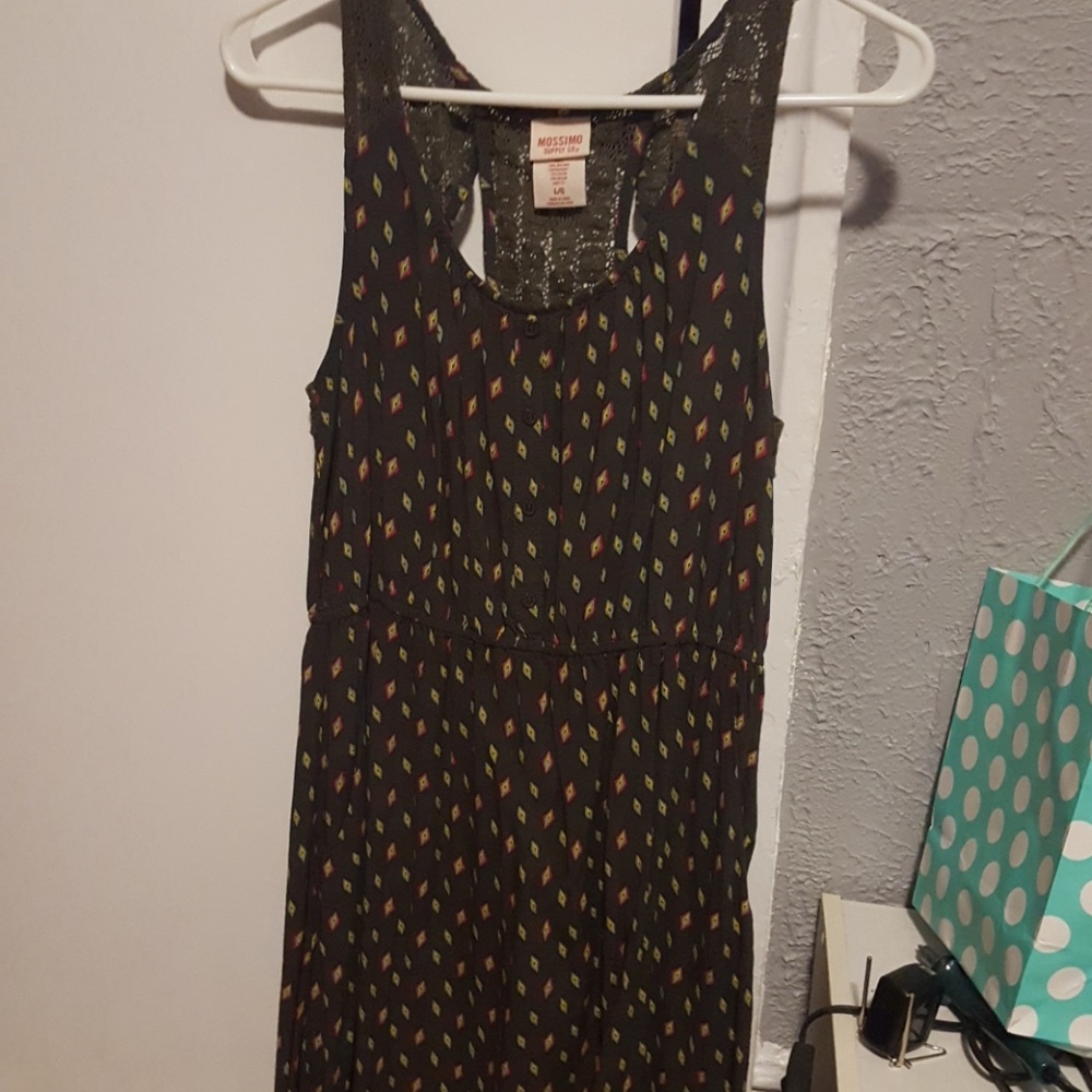 Mossimo Target Green pattern Dress